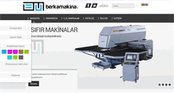 Desktop Screenshot of berkamakina.com.tr